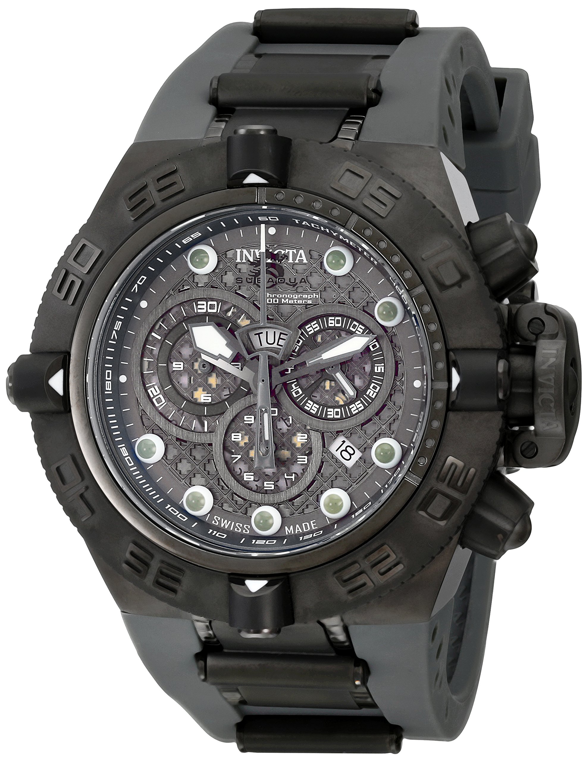 invicta mens 11805 subaqua noma iv chronograph grey cut out
